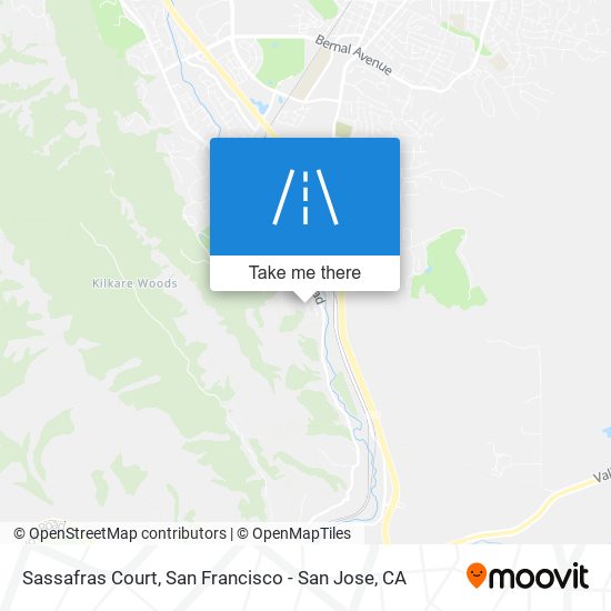Mapa de Sassafras Court