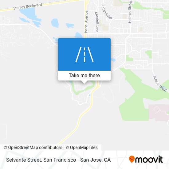 Mapa de Selvante Street