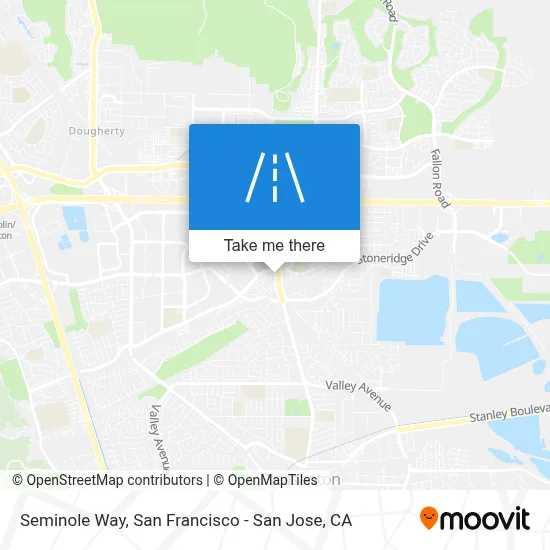 Seminole Way map