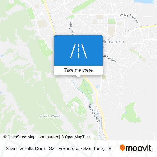 Mapa de Shadow Hills Court