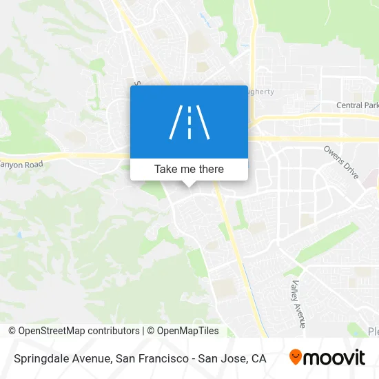 Springdale Avenue map