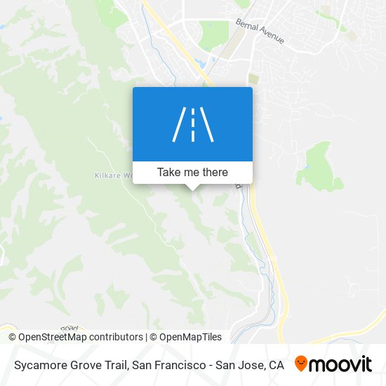 Sycamore Grove Trail map