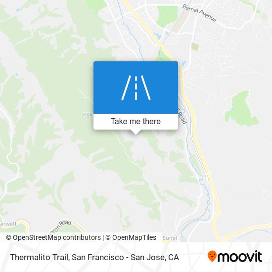 Mapa de Thermalito Trail