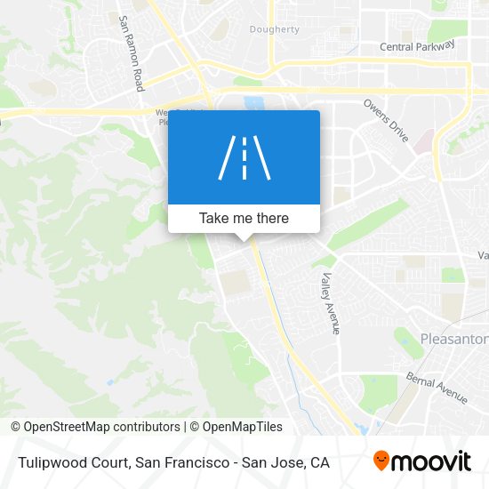 Mapa de Tulipwood Court