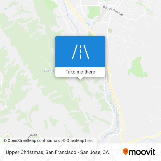 Mapa de Upper Christmas