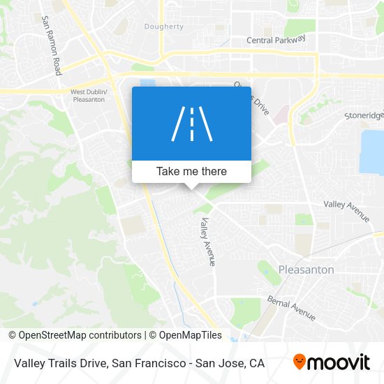 Valley Trails Drive map