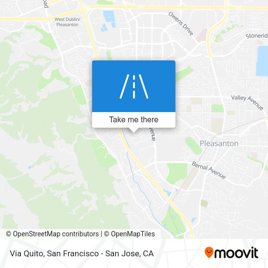 Mapa de Via Quito