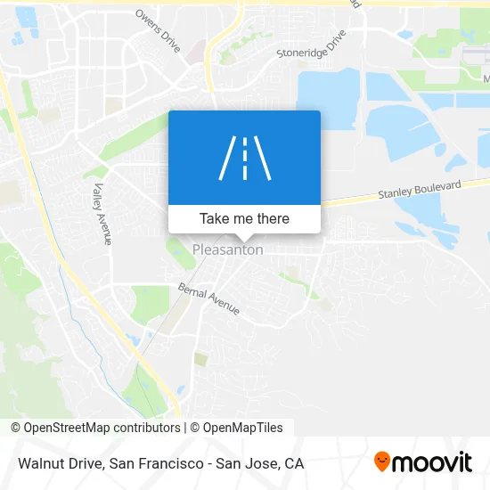 Walnut Drive map