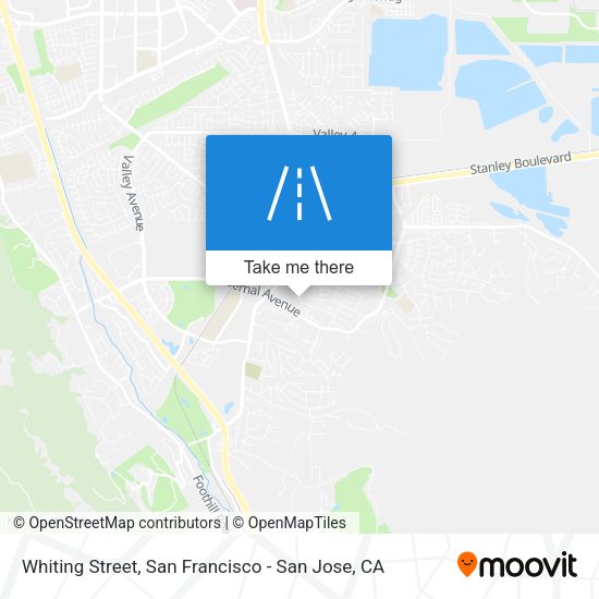 Mapa de Whiting Street
