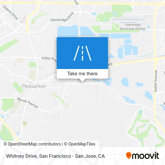 Whitney Drive map