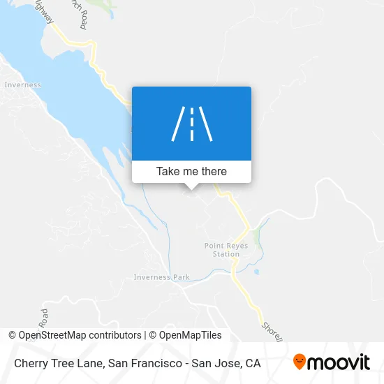 Cherry Tree Lane map