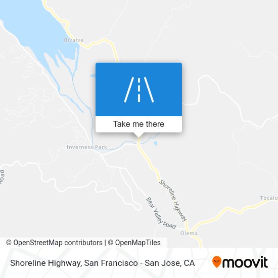 Mapa de Shoreline Highway
