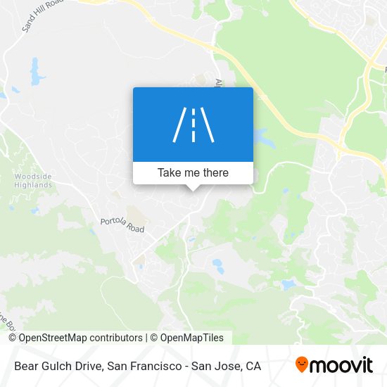 Mapa de Bear Gulch Drive