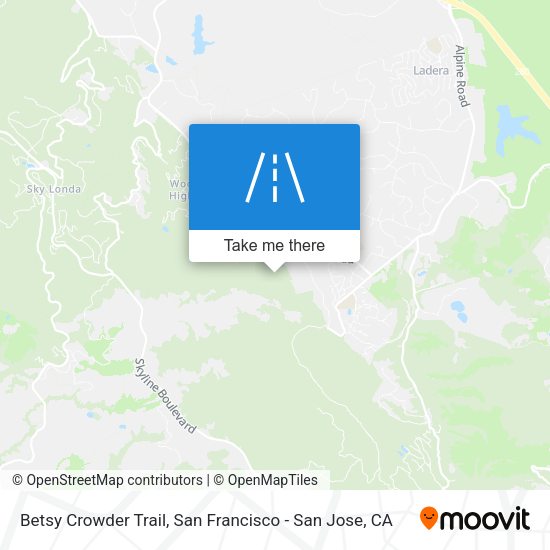 Mapa de Betsy Crowder Trail