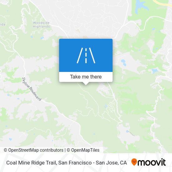 Coal Mine Ridge Trail map