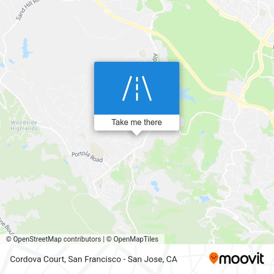 Mapa de Cordova Court
