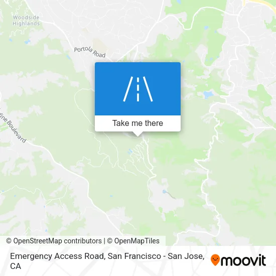 Emergency Access Road map