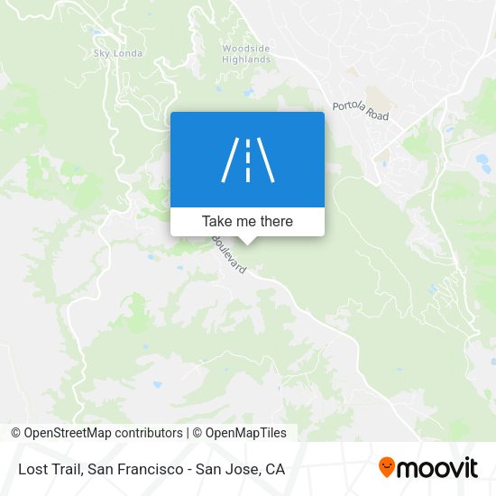 Mapa de Lost Trail