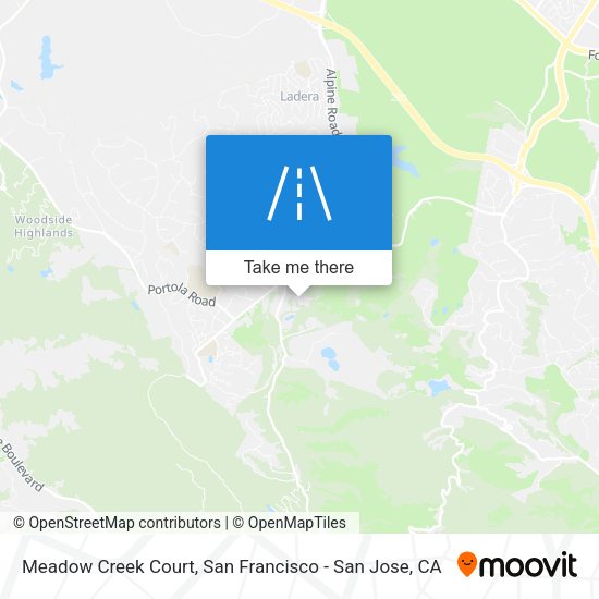 Meadow Creek Court map