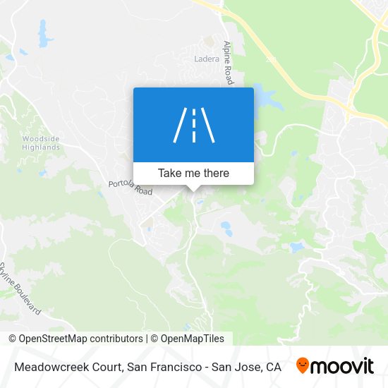 Meadowcreek Court map