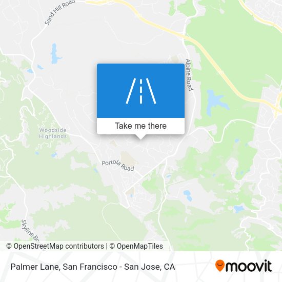Mapa de Palmer Lane