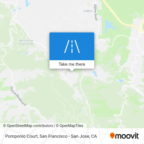 Pomponio Court map