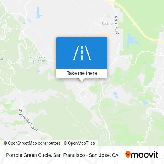 Mapa de Portola Green Circle