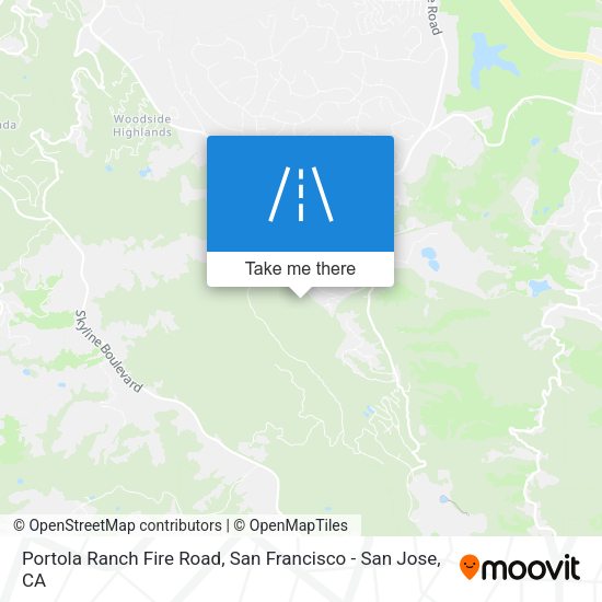 Portola Ranch Fire Road map