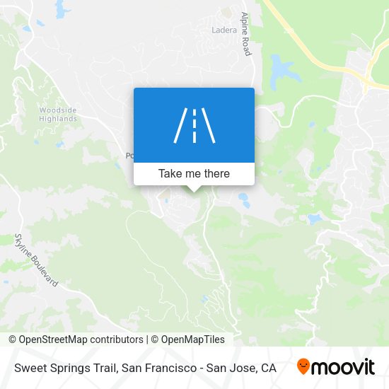 Mapa de Sweet Springs Trail