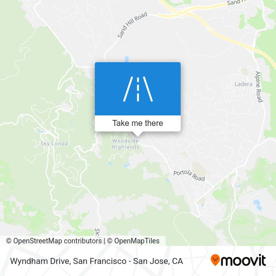 Mapa de Wyndham Drive