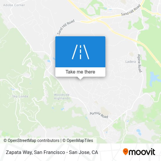 Mapa de Zapata Way