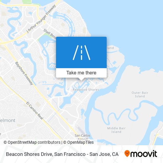 Beacon Shores Drive map