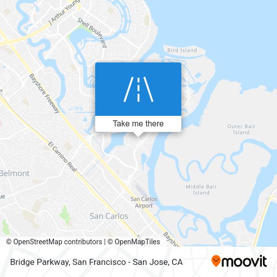 Mapa de Bridge Parkway
