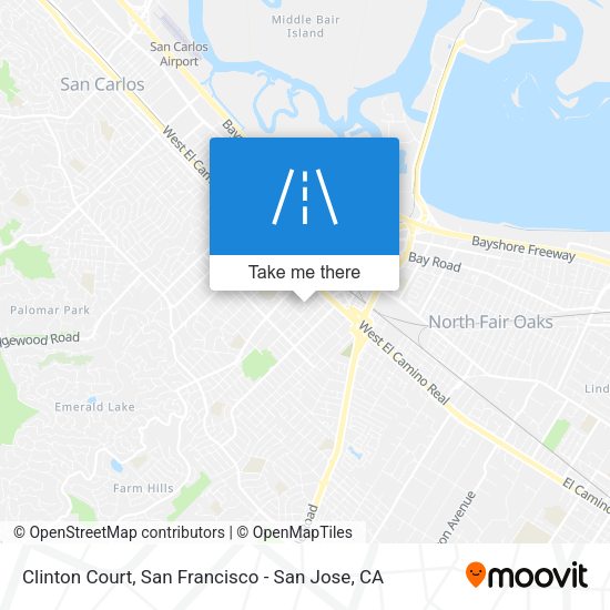 Clinton Court map