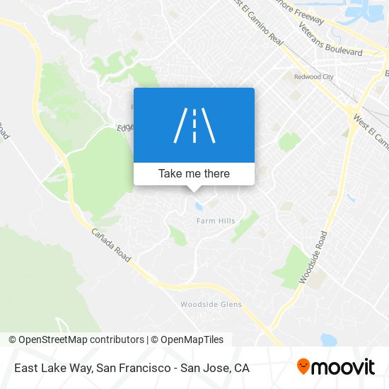 East Lake Way map