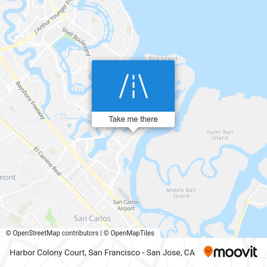 Harbor Colony Court map