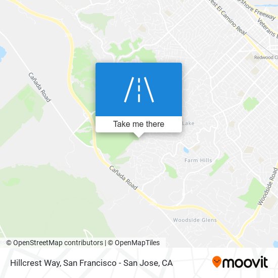 Mapa de Hillcrest Way