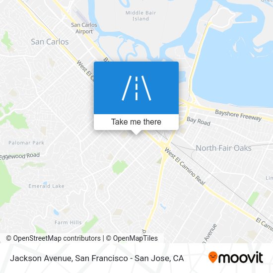 Mapa de Jackson Avenue