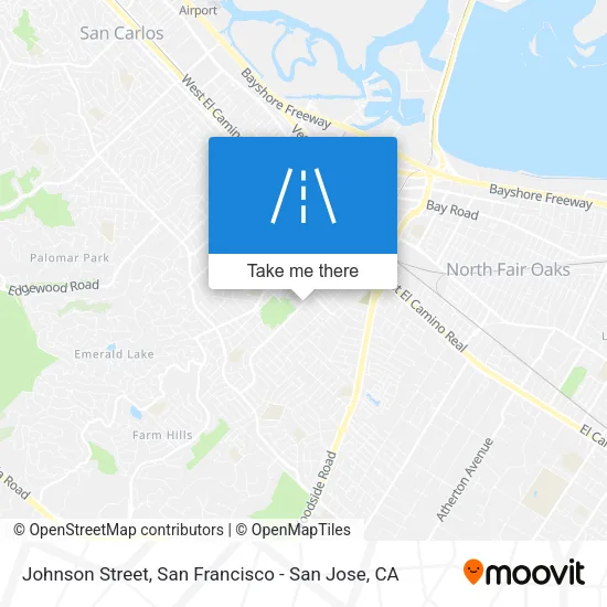 Johnson Street map