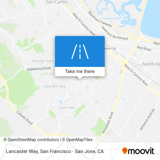 Lancaster Way map