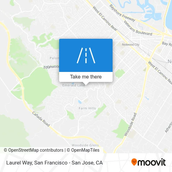 Laurel Way map