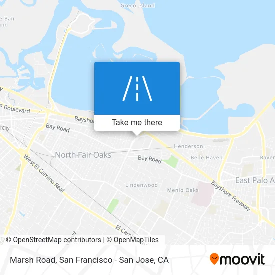 Marsh Road map