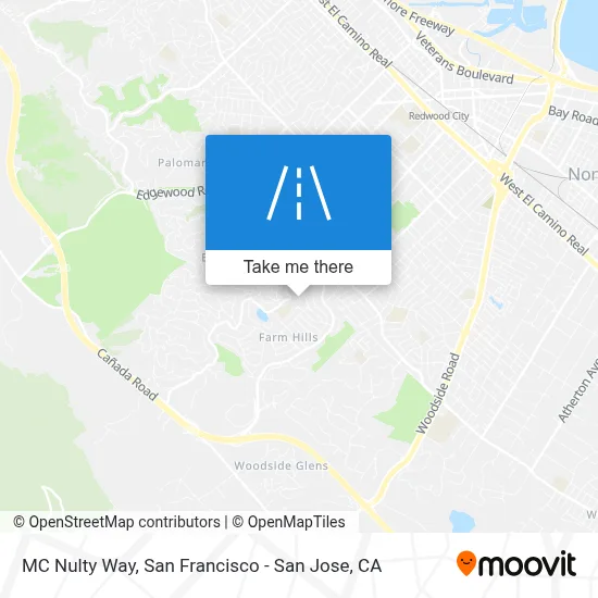 MC Nulty Way map