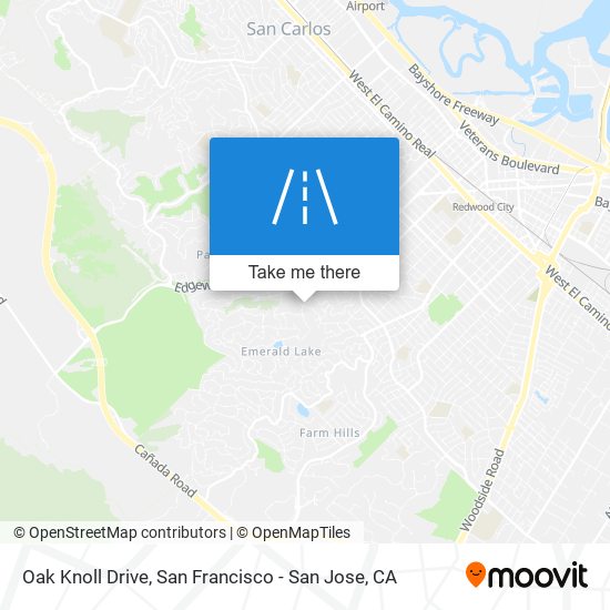 Oak Knoll Drive map