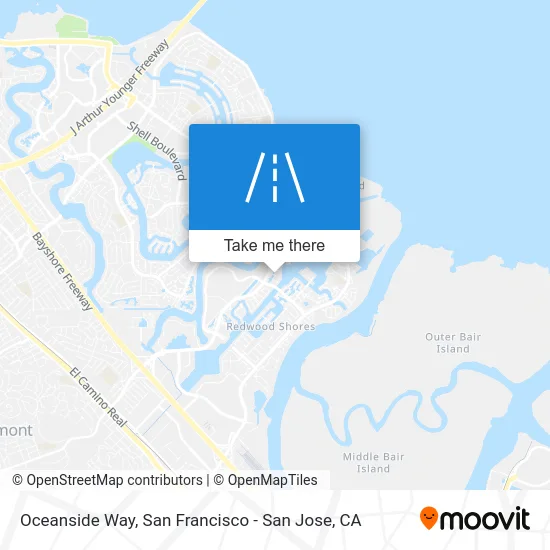 Oceanside Way map