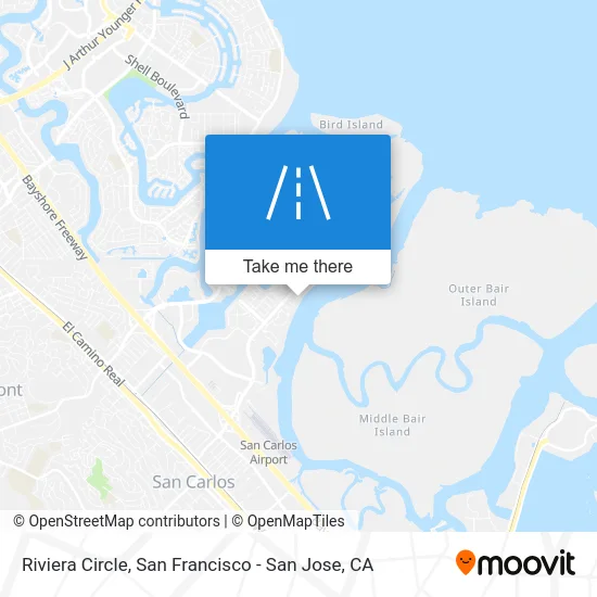Riviera Circle map