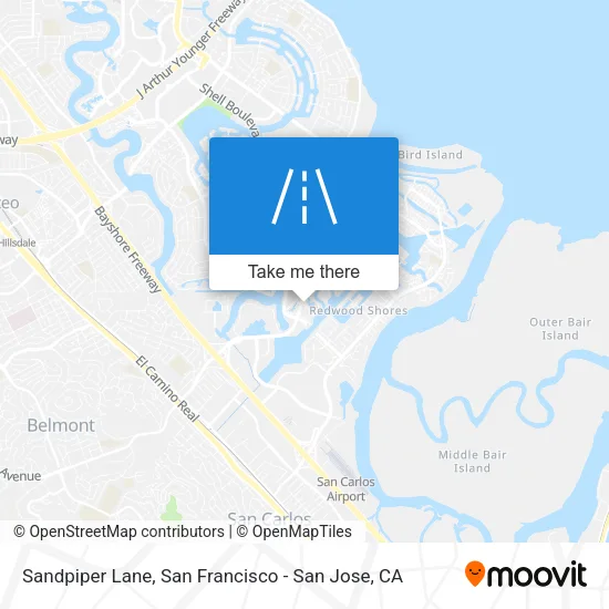 Sandpiper Lane map