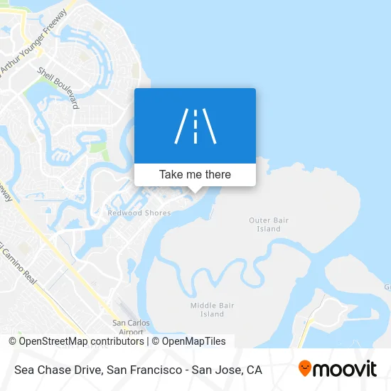 Sea Chase Drive map