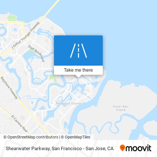 Mapa de Shearwater Parkway