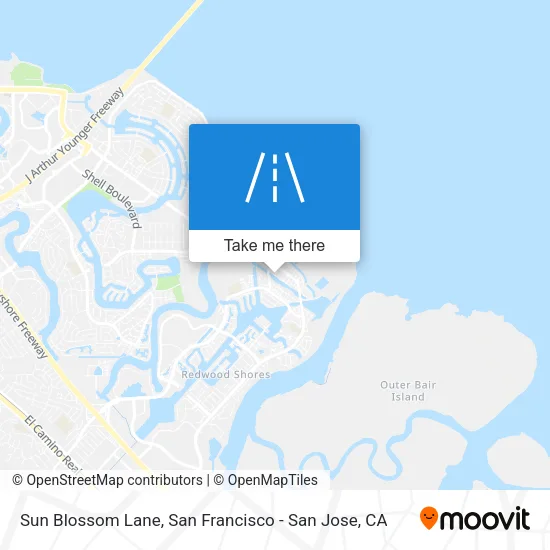 Sun Blossom Lane map
